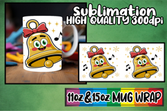 Radiant evenings 11oz 15oz sublimation wrap, Cute Christmas Product Image 1