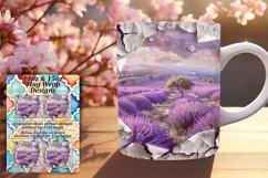Ethereal Cloudscape 3D Mug Wrap 11oz/15oz Sublimation Product Image 1