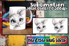 Whimsical Animal 11oz Mug Wrap, Spring Product Image 1