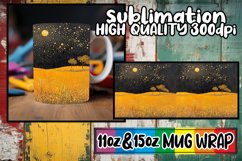 Colorful Scenic Mug Wraps for 11oz 15oz Product Image 1