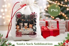 Christmas Animals Santa Sack, Cozy Christmas Gift Bag Product Image 1
