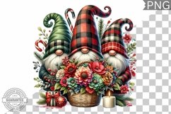 Christmas Gnome Sublimation - Clipart PNG Design Product Image 1