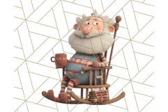 Santa Claus Clipart, North Pole Holiday PNG Graphics Product Image 5
