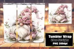 Enchanting Gnome Sublimation Tumbler Artwork Product Image 1