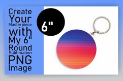 Sublimation Round Design with Bright Gradient Patterns Product Image 1