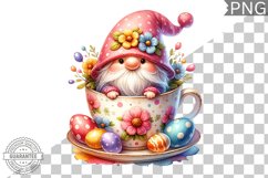 Easter Gnome Sublimation - Clipart PNG Design Product Image 1