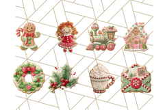 Christmas Cookies Clipart 64 PNG Festive Treats Product Image 5