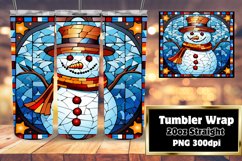 3D Stained Glass Festive Joy Christmas Tumbler 20oz Product Image 1