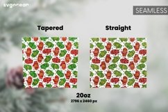 Christmas Glitter Tumbler Wrap | PNG | Sublimation Product Image 2