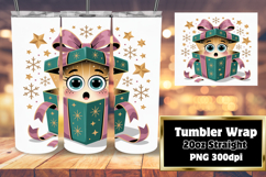 Unique 20oz Sublimation Design , Cute Christmas Product Image 1