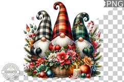 Christmas Gnome Sublimation - Clipart PNG Design Product Image 1
