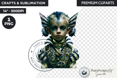Steampunk Rococo Fairy Clipart, fantasy Fae Graphic Product Image 1