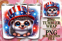 ENCHANTING GIFT 20oz TUMBLER WRAP, USA Animals Product Image 1