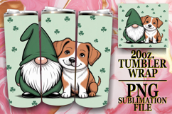 Cozy dreams 20oz tumbler wrap, St Patricks Product Image 1