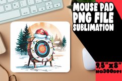 Radiant Mouse Mat Sublimation PNG, Holiday Product Image 1