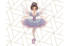 Nutcracker Ballet Clipart, Holiday Ballerina PNG Art Product Image 5