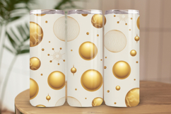 Festive Happy New Year Tumbler Wrap 2026: 20oz Skinny Tumble Product Image 1