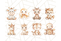 Stuffed Animal Nursery Clipart PNG Bundle, Pastel Plush Toy Product Image 4