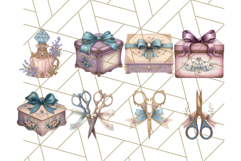 Vintage Cottagecore PNG Clipart, Phones Teacups Home Decor Product Image 5