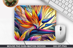 Flowers Mouse Pad Sublimation, Summer Mouse Pad PNG Product Image 1