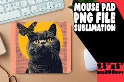 Lovely Feline Pattern Mouse Mat Product Image 1
