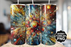 Stained On Stained Glass Tumbler Warp - Tumbler Design Product Image 1