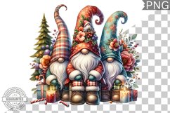 Christmas Gnome Sublimation - Clipart PNG Design Product Image 1