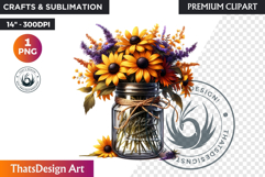 Autumn Rustic Harvest Fall clipart PNG Pumpkin thanksgiving Product Image 1