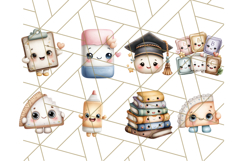 Simple School Supplies Clipart, Cute Classroom PNG Product Image 9