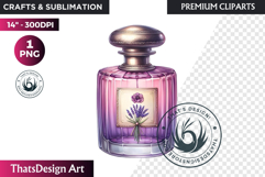 Lavender Clipart PNG, Purple flower arrangement sublimation Product Image 1