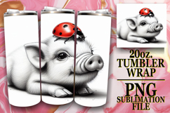 WHIMSICAL MOMENTS 20oz TUMBLER WRAP, Cute Animals Product Image 1