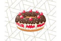 Haunted Sweet Shoppe PNG Clipart, Pastel Halloween Bakery Product Image 5