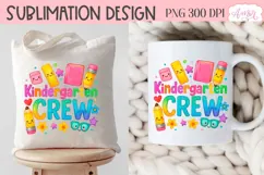 Kindergarten crew shirt PNG, Pre school Teacher sublimation Product Image 5
