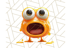 Slime Monster Clipart, Colorful Goo Graphics Png Product Image 5