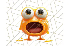 Slime Monster Clipart, Colorful Goo Graphics Png Product Image 5
