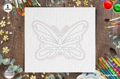 Butterfly Laser Cut | Glowforge | SVG Product Image 2
