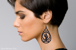 Western earrings svg bundle, cowboy earring template Product Image 3