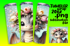 Custom 20oz Sublimation File , Dragon Product Image 1