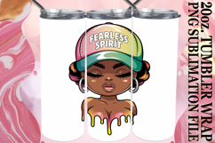 ENCHANTING ADVENTURES 20oz TUMBLER WRAP, Black Woman Product Image 1