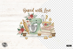 Doodle Baking Sublimation Png Product Image 1