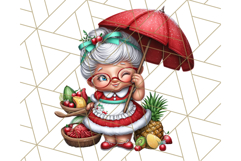 Summer Christmas Clipart PNG, Tropical Holiday Art Clip Art Product Image 5