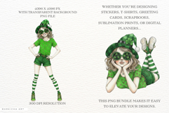 St Patricks Girl Clipart Product Image 2