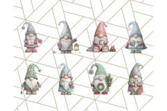 Cozy Winter Gnome Clipart PNG, Christmas Gnome Clip Art Product Image 5