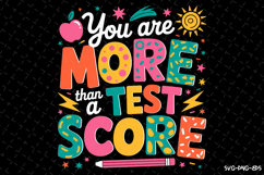 You are more than a test score Svg | Quotes Svg Product Image 1