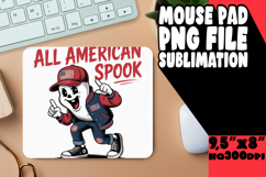 cheerful Desk pad PNG magic, Funny Ghost Product Image 1