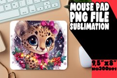 Blissful Mouse Pad Sublimation Magic, Christmas Animals Product Image 1