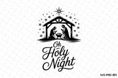 Oh holy Night Svg | Christmas Svg | Svg Cut Files Product Image 1