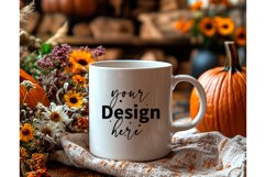 Thanksgiving 11oz white blank Coffee Mug Mockup Product Image 1