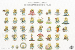 Whimsical Easter Chick Clipart Product Image 2