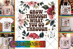 Unique Tote Bag Magic PNG, Flower Quote Product Image 1